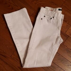 J.crew white strech jeans size 26